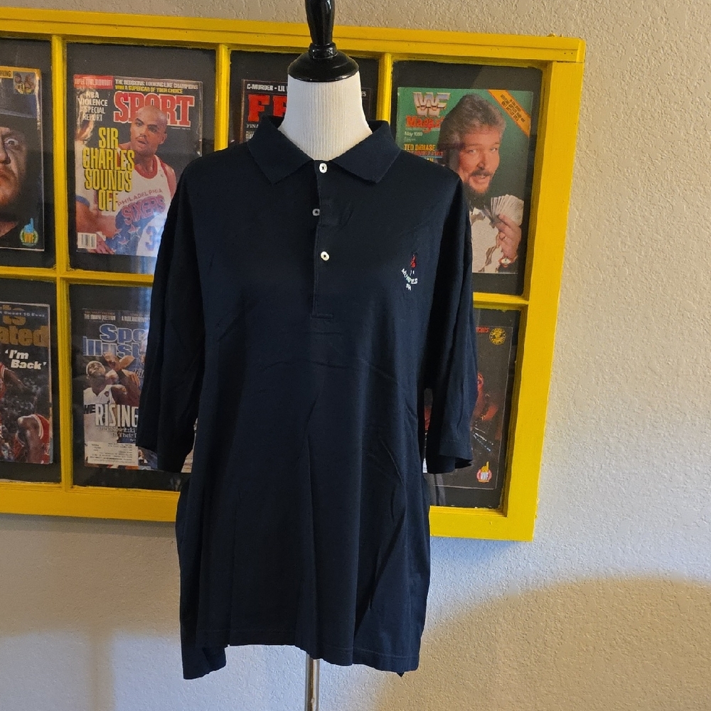 Fairway & Greene Blue Polo Shirt Classic Style